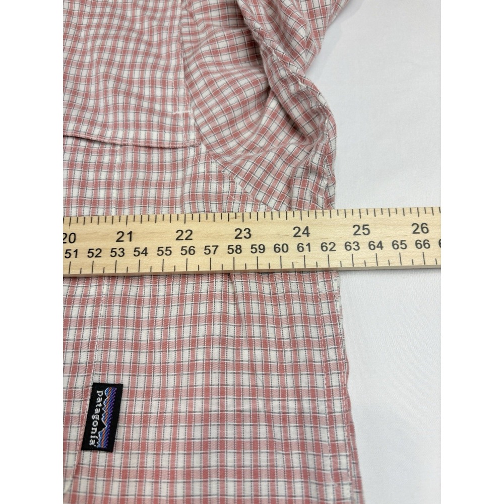 Patagonia Plaid Long Sleeve Shirt Fishing Outdoor Men's Size Medium - Picture 12 of 12